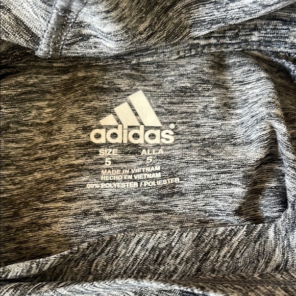 Adidas Gray and Pink Kids Climate Top - Picture 9 of 9